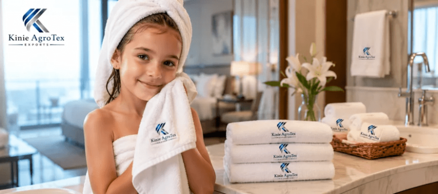 Soft premium bath towel for hotels.
